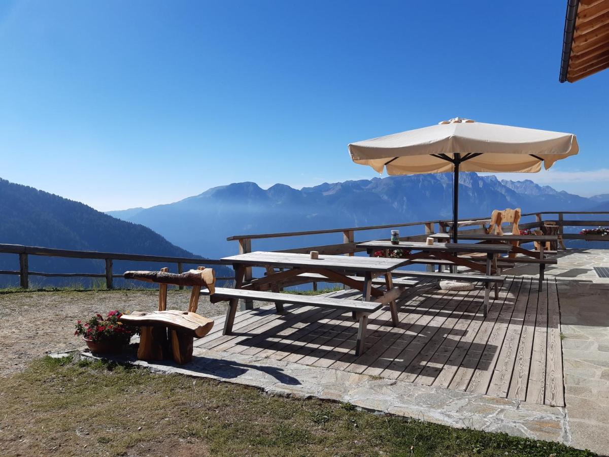 Restor Natura Malga Mondent Hotell Pracorno di Rabbi Exteriör bild